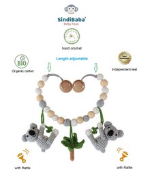 Hæklet barnevognskæde Koala COCO (økologisk)