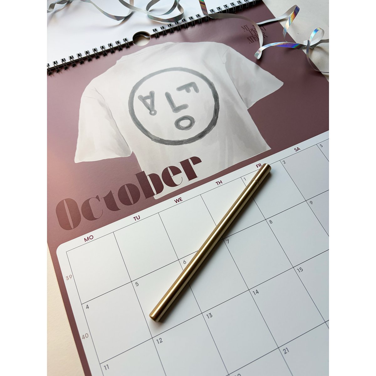 2027 Kalender A3 – The Streetwear-ønskeliste – Maandkalender