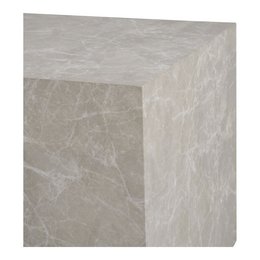 Praagse salontafelset - Beige, marmerlook, MDF, decorpapier, set van 2
