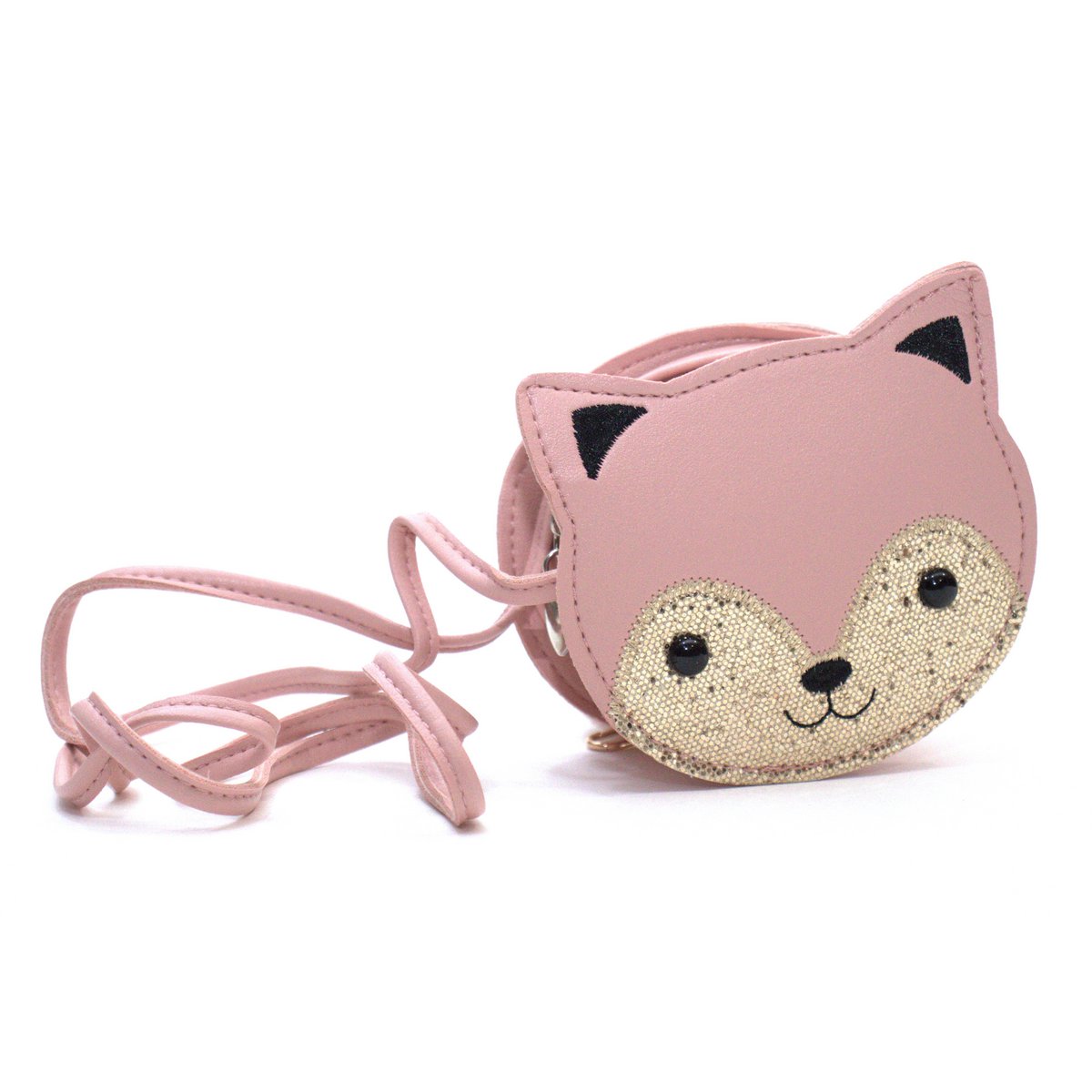 Children's shoulder bag - Gaspard the kitten Pink