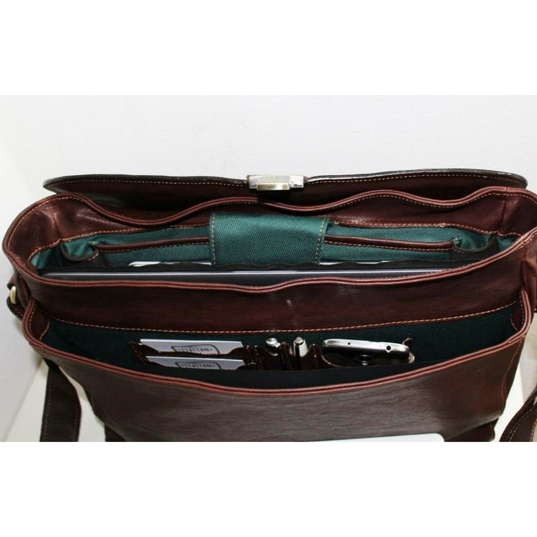 Borsa in pelle 41 cm di lunghezza x 30 cm di altezza