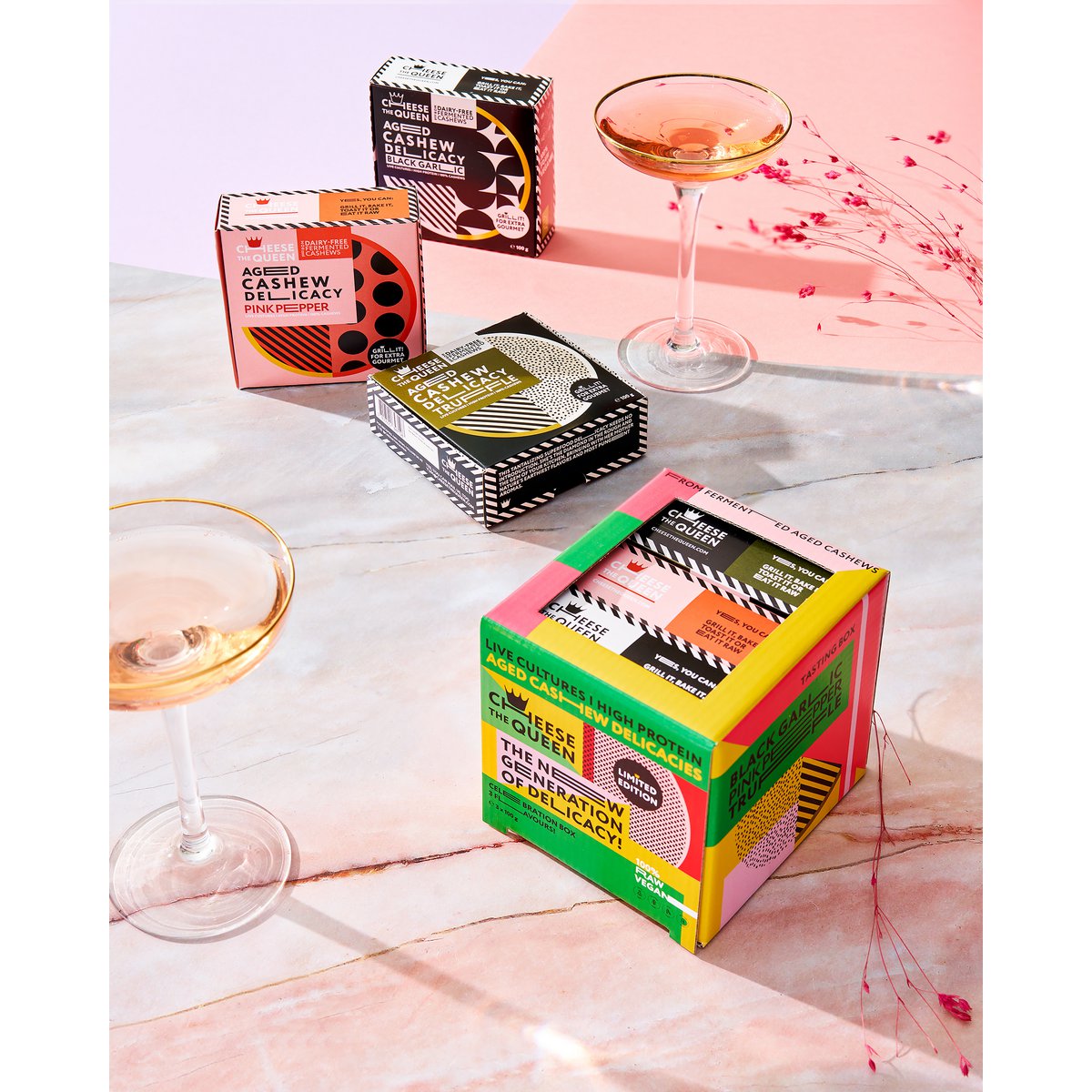 Celebration box: 3 delicatessen van oude cashewnoten