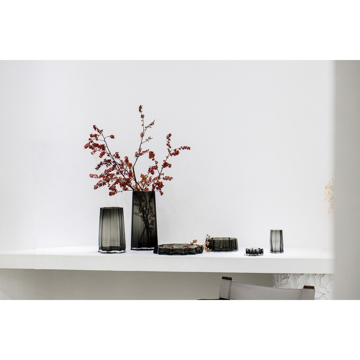 Moderno-Classico Vaso di lusso, design elegante, LENOX 30 Grigio