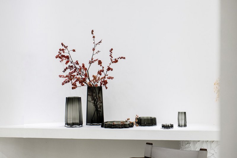 Modern-Classic Luksus vase, stilfuldt design, LENOX 30 Grå