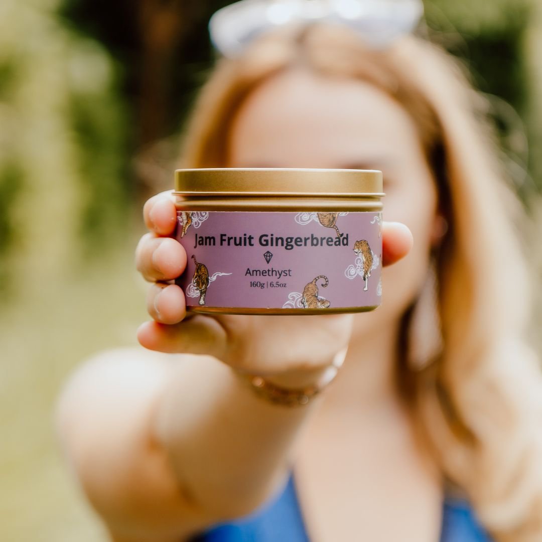 Quote candle in gold tin – Choose to shine