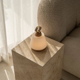 Liv Lysebrun Genopladelig Lampe