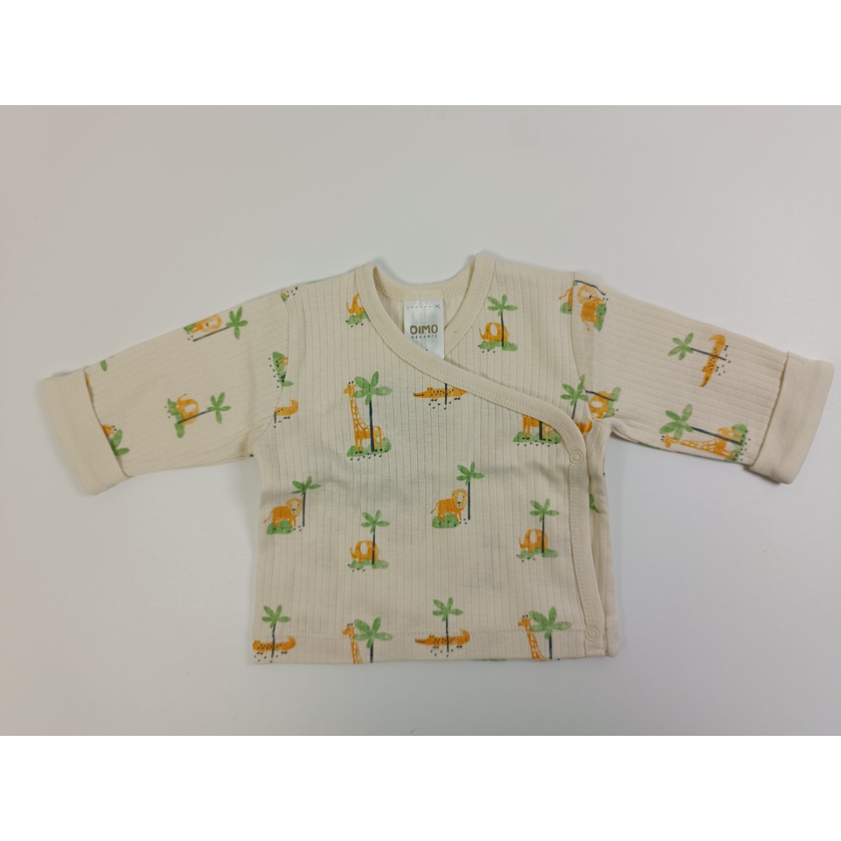 Wrap shirt long sleeve - drop needle