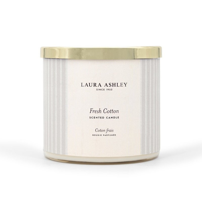 Scented candle Laura Ashley Fresh Cotton - 400g