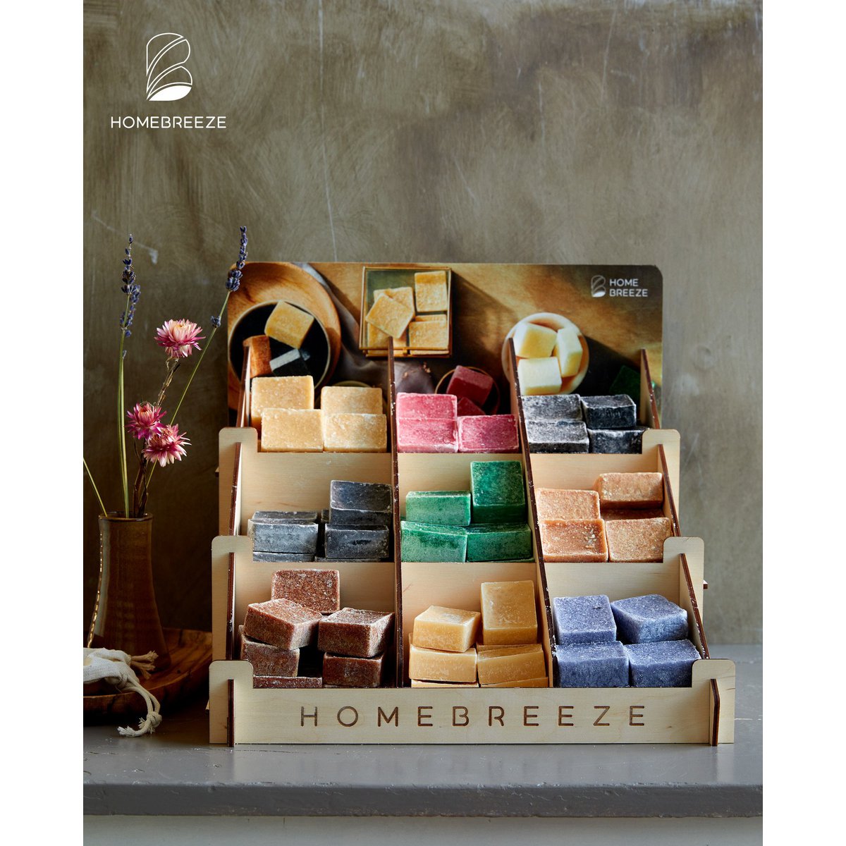 Small display with Homebreeze inscription