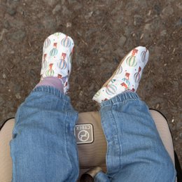 Chaussures de bébé - ballons