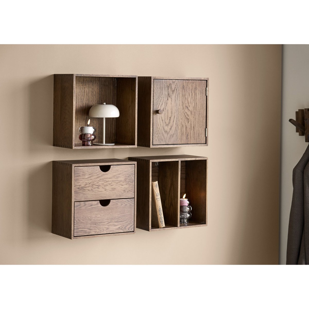 Margate Tafellamp, metaal, oplaadbaar, beige, ø13 cm