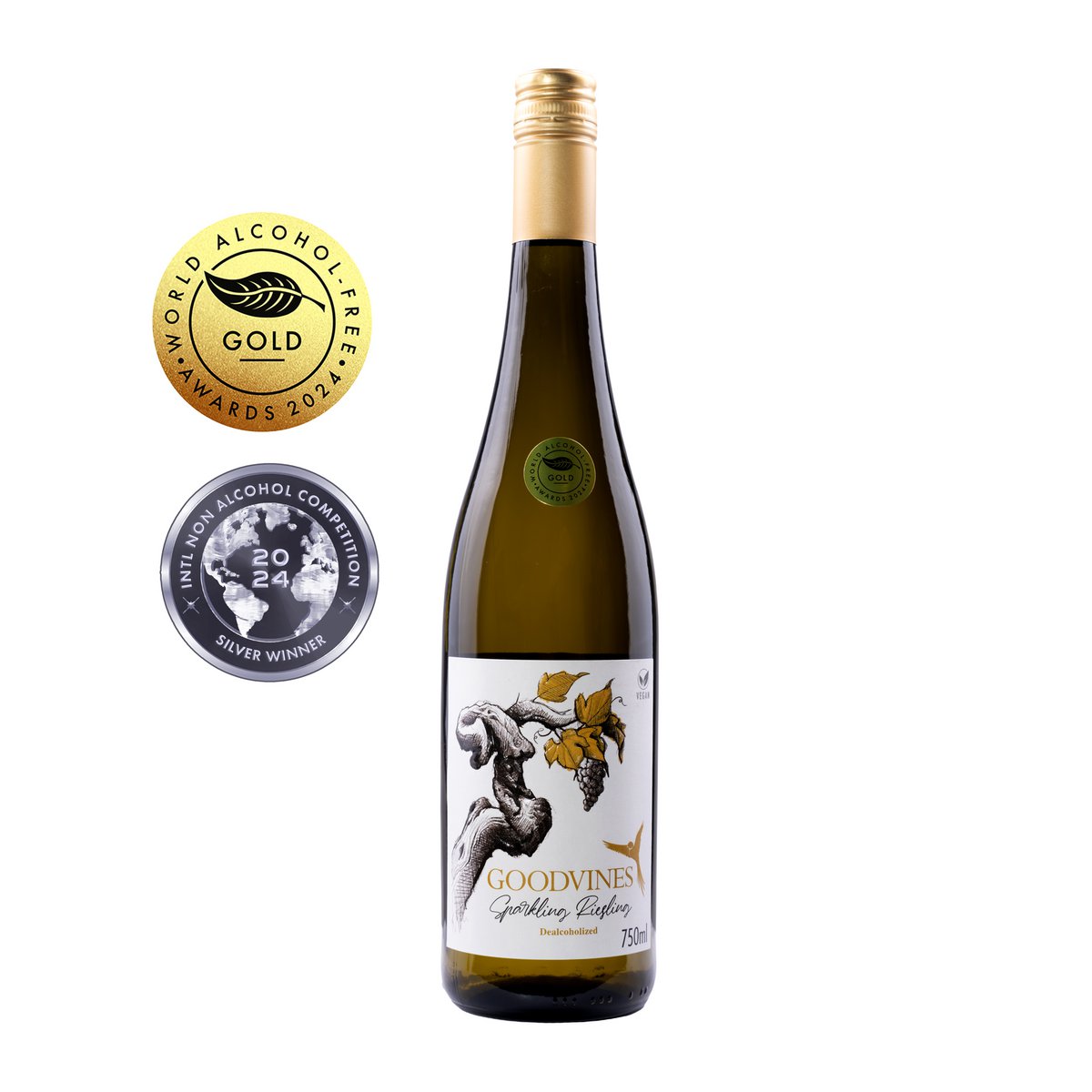 alkoholfreier musujący Riesling 0,75l | DOBRE WINO