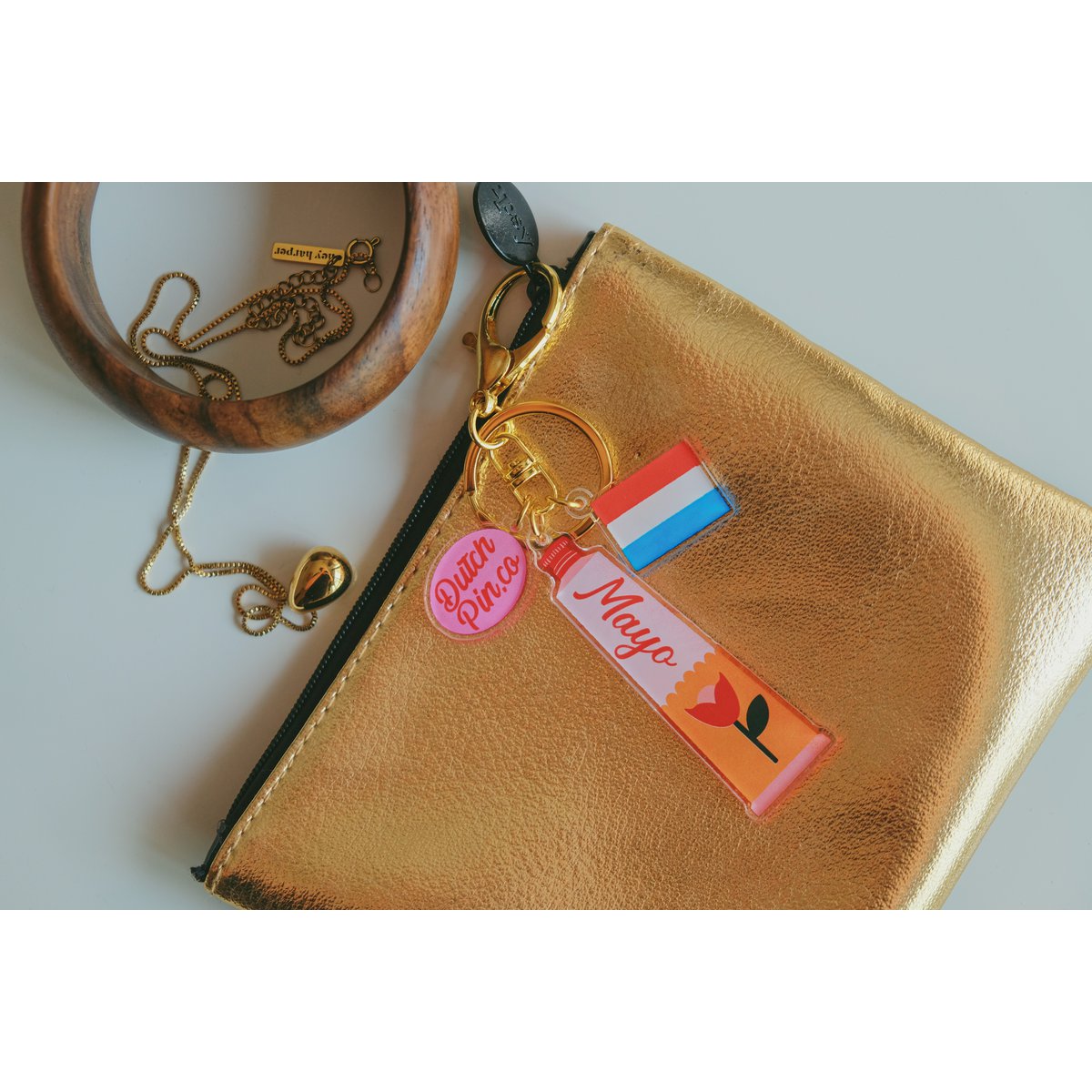 Nederlandse Mayo Sleutelhanger