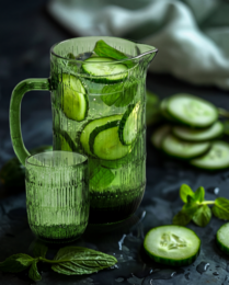 De Moss Ripple Waterkruik - Groen