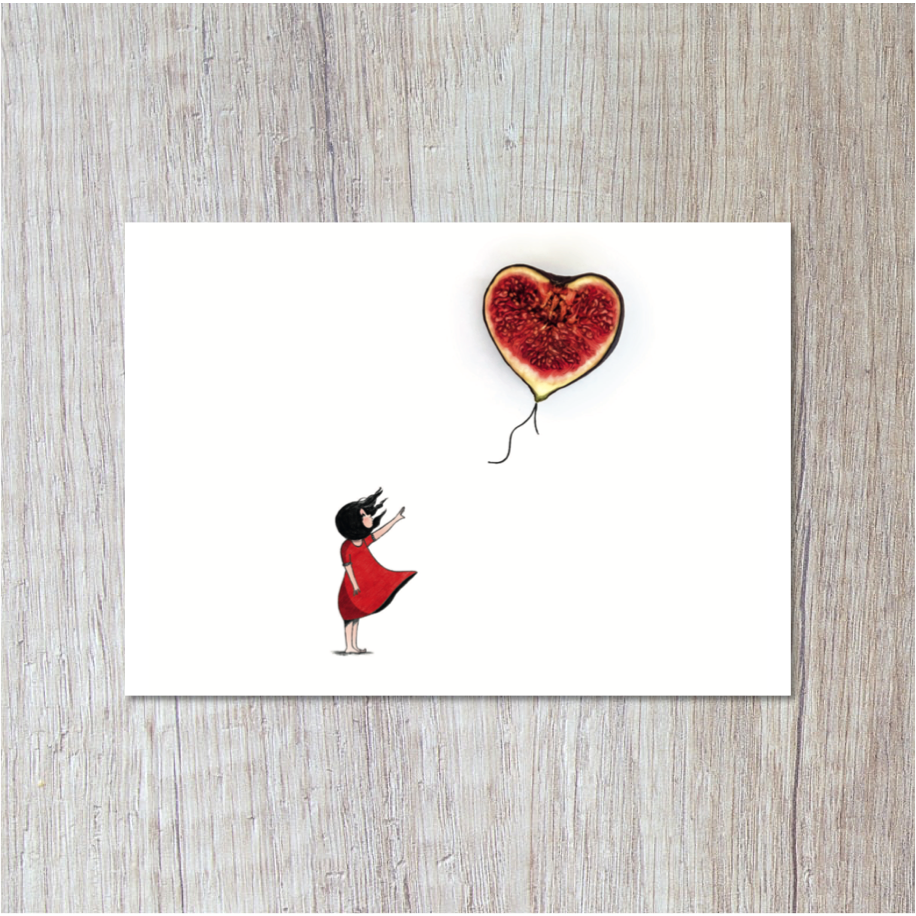 Cartolina | Cuore di fico