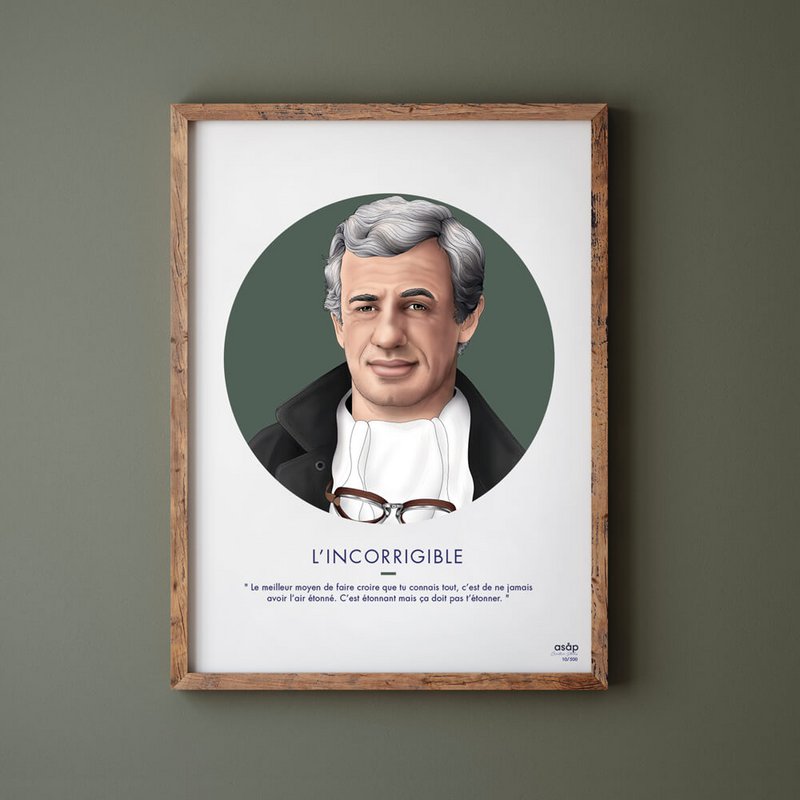 Poster "L'INCORRIGIBILE" 30x40cm
