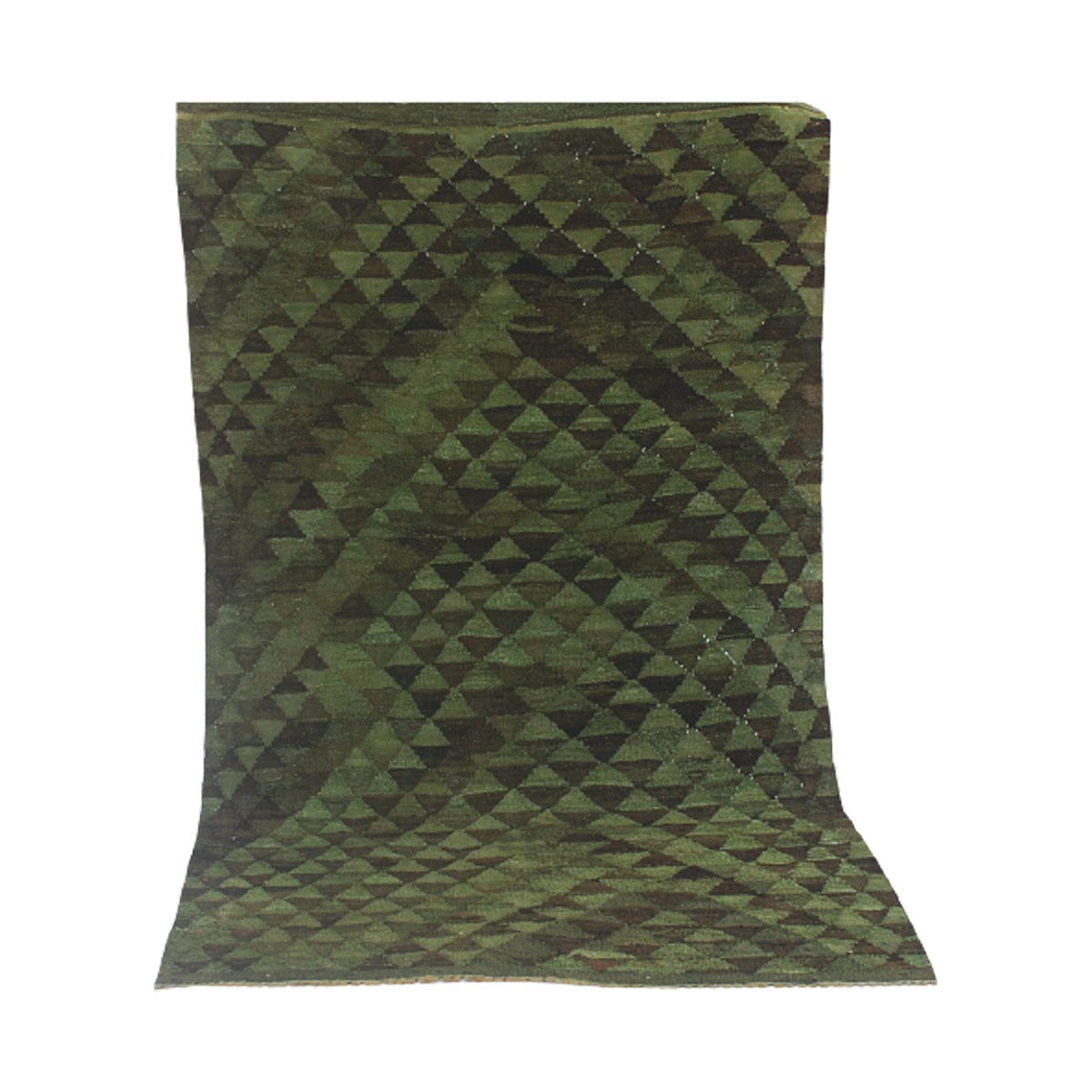 Tapis de Cuisine en Laine Fait Main Vintage