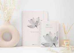 Prikkelarme A4 weekplanner 'Lotus' planboekje / werkboek met ringband