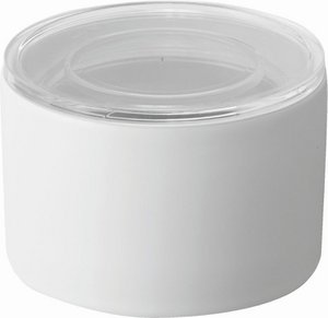 Yamazaki Tower Storage Can Small - White