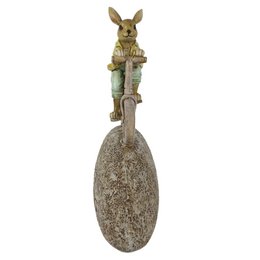 Image rabbit 20 cm gray plastic home accessories