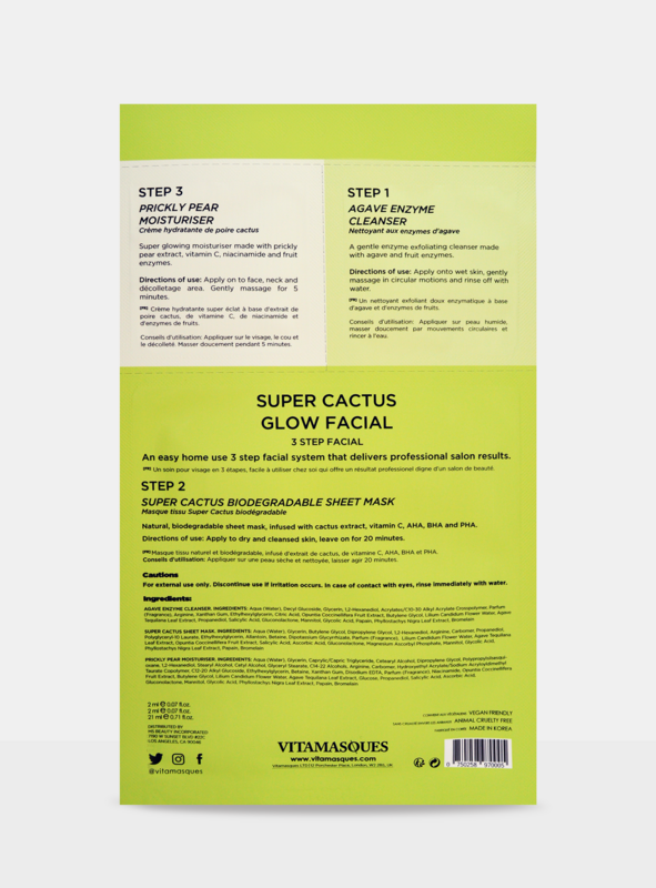 Super Cactus Glow per il viso