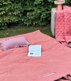 Dalia Stripes - Koc piknikowy XXL - mata piknikowa 180×150 cm