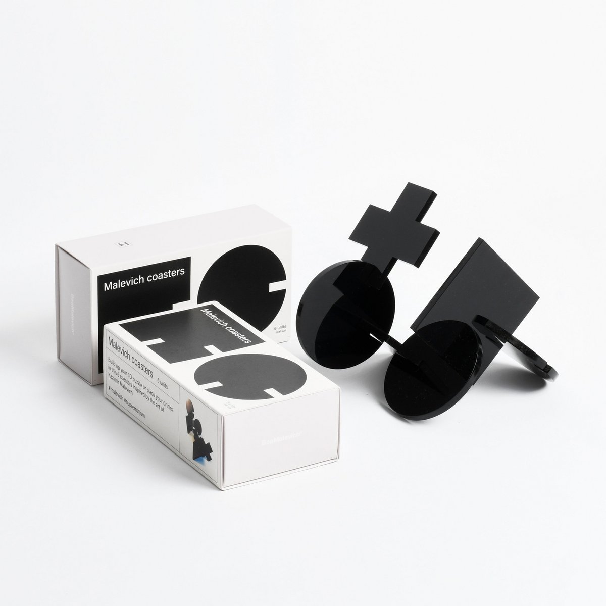 Los seis posavasos de Malevich