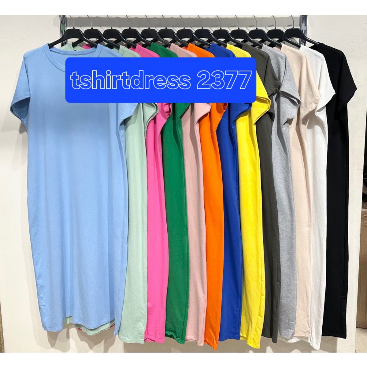Dress dress model tshirt in cotton