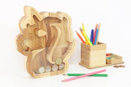 Sparschwein, Holzsparschwein Einhorn