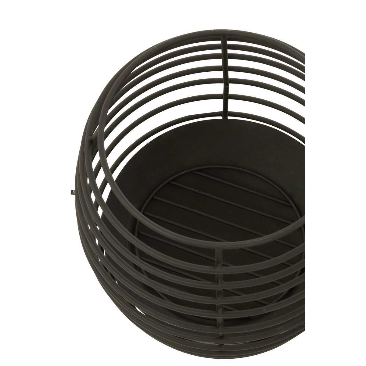 J-Line Feuerschale Round Rinds - Eisen - Schwarz - M