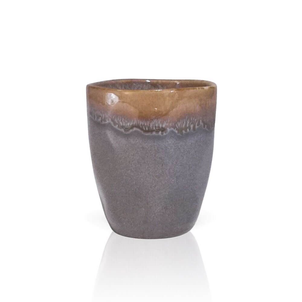 Stoneware Espressobecher dunkelgrau