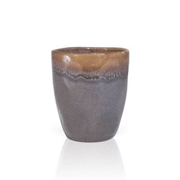 Stoneware Espressobecher dunkelgrau