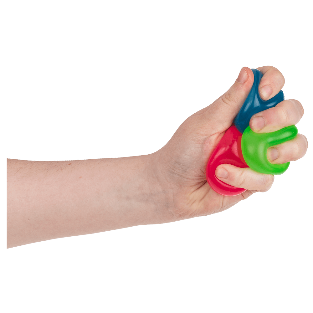 Palla antistress ultra morbida, si illumina al buio,