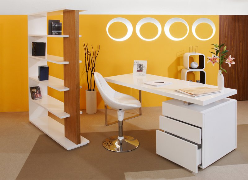 Bureau 140x70x76 cm blanc