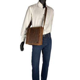 Schoudertas In 3 Kleuren - Crossbody - Buffelleer - In 3 Kleuren