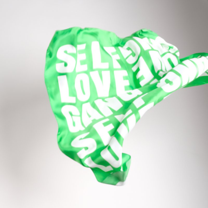 SELFLOVEGANG foulard in seta