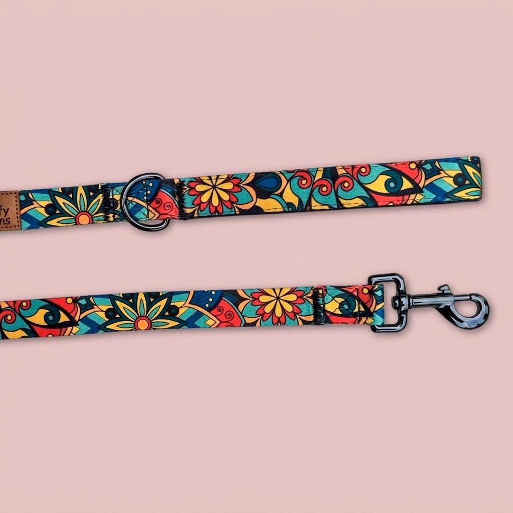Mandala dog leash
