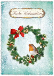 Biglietto di auguri di Natale romantico