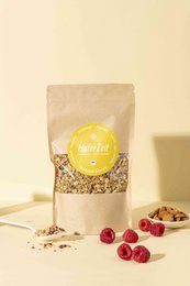 Granola di mandorle e lamponi biologica