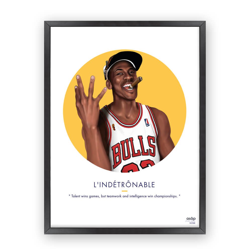 Affiche "L'INDÉTRÔNABLE" 30x40cm