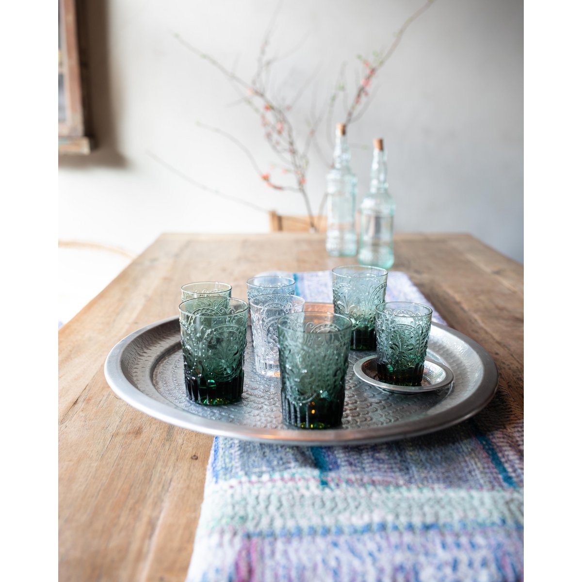 Fiore di Firenze glas klein, blauw