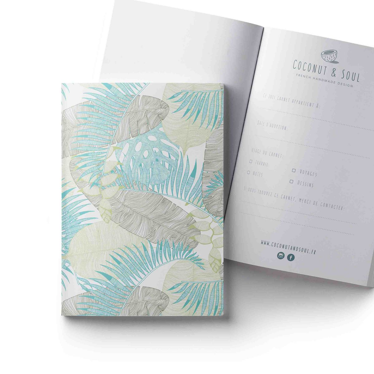 Cahier A5 exotique auvent