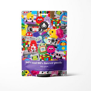 Puzzel 80s and 90s forever - Legpuzzel 1000 stukjes
