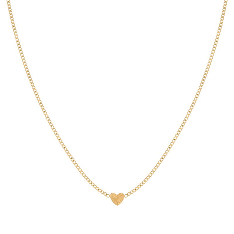 NECKLACE FLAMED HEART