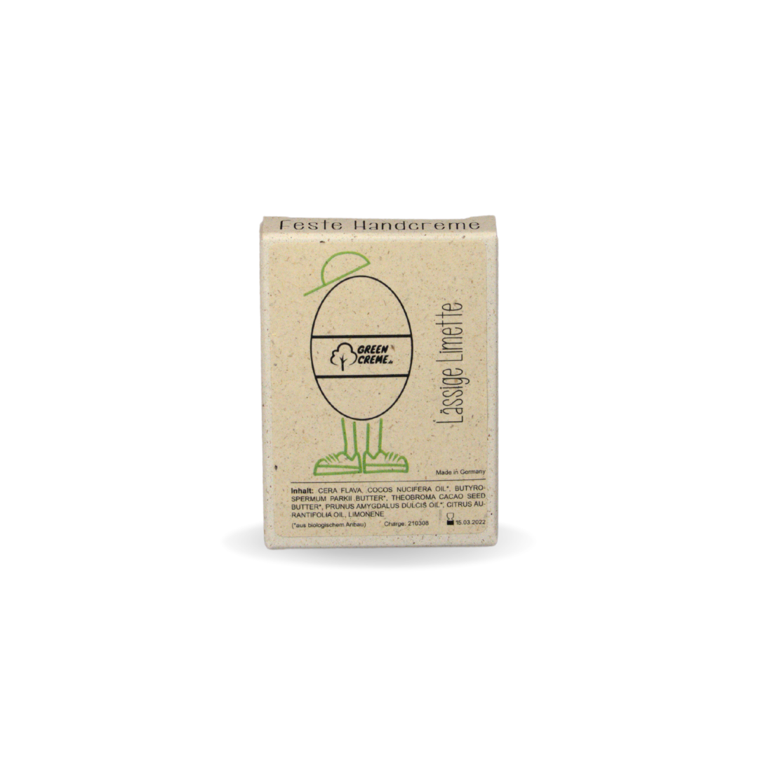 Lässige Limette - feste Handcreme - 30 Gramm