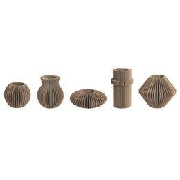 Sammenfoldelig papvase - cylinder