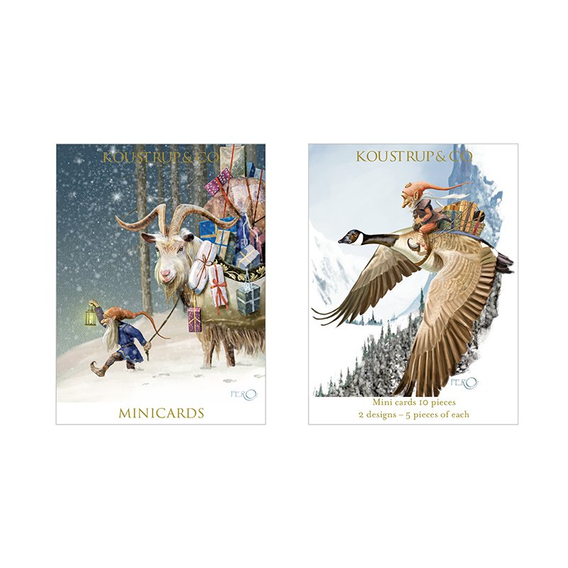 Minicards christmas - Yule Goat