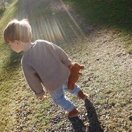 Knitted Woolen Baby Cardigan - Merino Wool - Cobble
