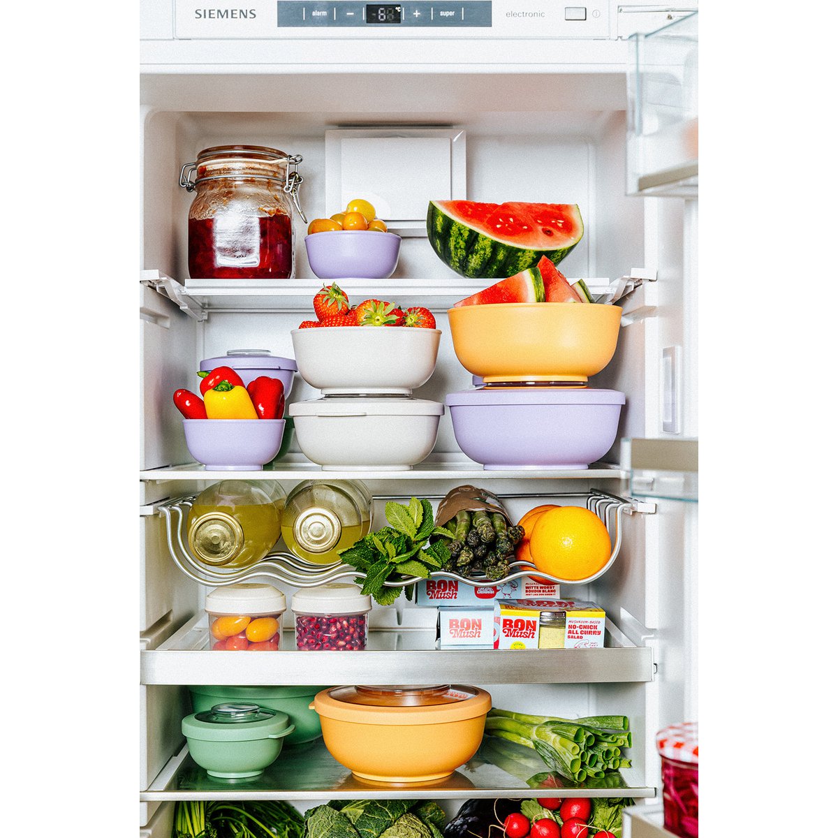 Tylla To-Go Bowl Set – 3 Sizes for Snacks, Lunch & Salads (200ml, 1000ml, 2000ml)