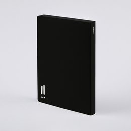 Exprimez-vous - Graphique L | Carnet A5+ | Journal pointillé | Points de 3,5 mm | 256 pages numérotées | Papier Premium 120g | cuir recyclé | produit de manière durable en Allemagne